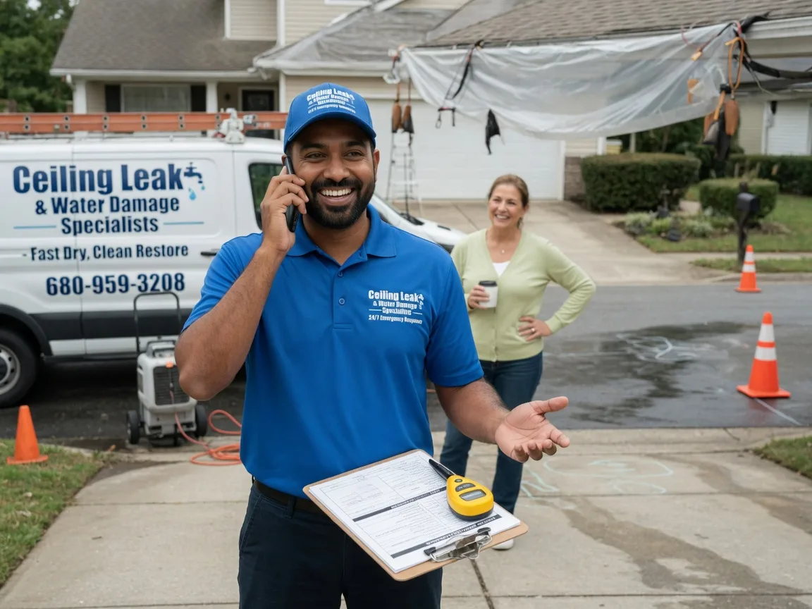 Ceiling Leak Cleanup Tularosa, NM FAQs